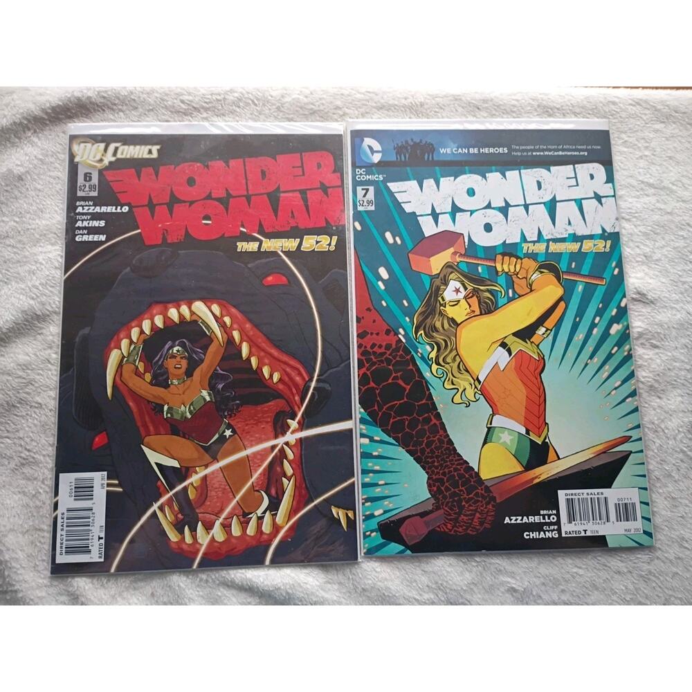 DC New 52 Wonder Woman #0-26 + 23.1-23.2 Azzarello Chiang Lot Of 28 VF To NM - Picture 5 of 16